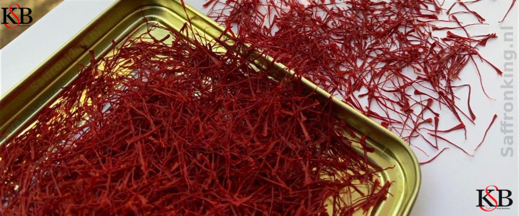 Sale of saffron in a package of 250 grams