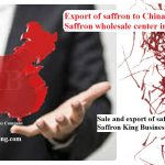 Price of saffron in China and saffron exports