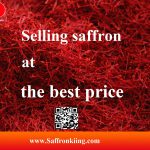 Selling saffron at the best price