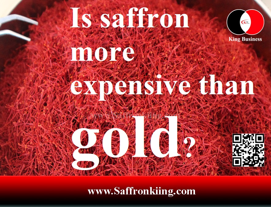 Is saffron more expensive than gold?